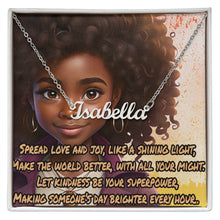 Load image into Gallery viewer, Spread Love and Joy Custom Name Necklace