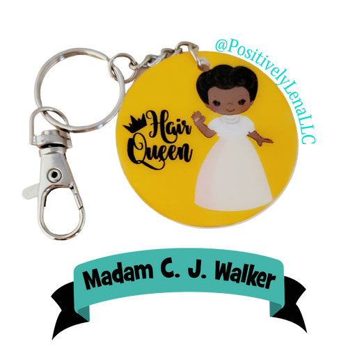 Madam C.J. Walker| Keychain| Positively Lena