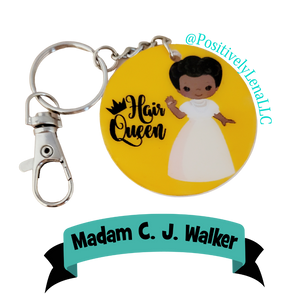 Madam C.J. Walker| Keychain| Positively Lena