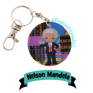 Nelson Mandela|Keychain|Positively Lena